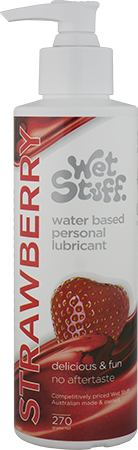 Wet Stuff Strawberry – Water-Based Flavoured Lubricant