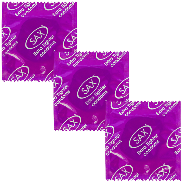 Sax Extra Tighter Condoms – 46mm Nominal Width Small Condoms Bulk Pack 144