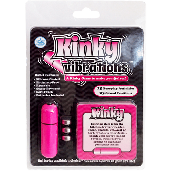 Kinky Vibrations – 50 Activity cards and Bullet Vibrator