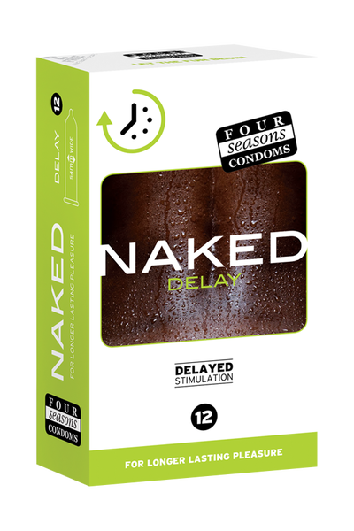 Four Seasons Naked Delay Ultra Thin Condoms 12 Pack