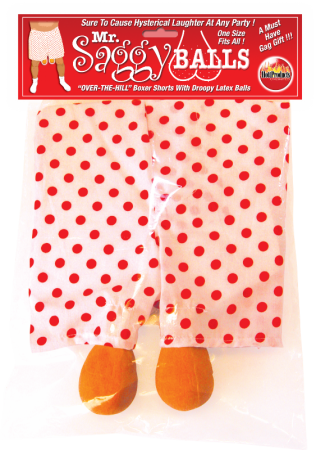 Mr Saggy Balls – Novelty Boxer Briefs with Silicone Texture Balls