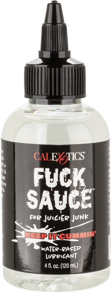 Fuck Sauce Water-Based Lubricant - Premium Super-Slick Formula, 4 Fluid Ounces Personal Lubricant