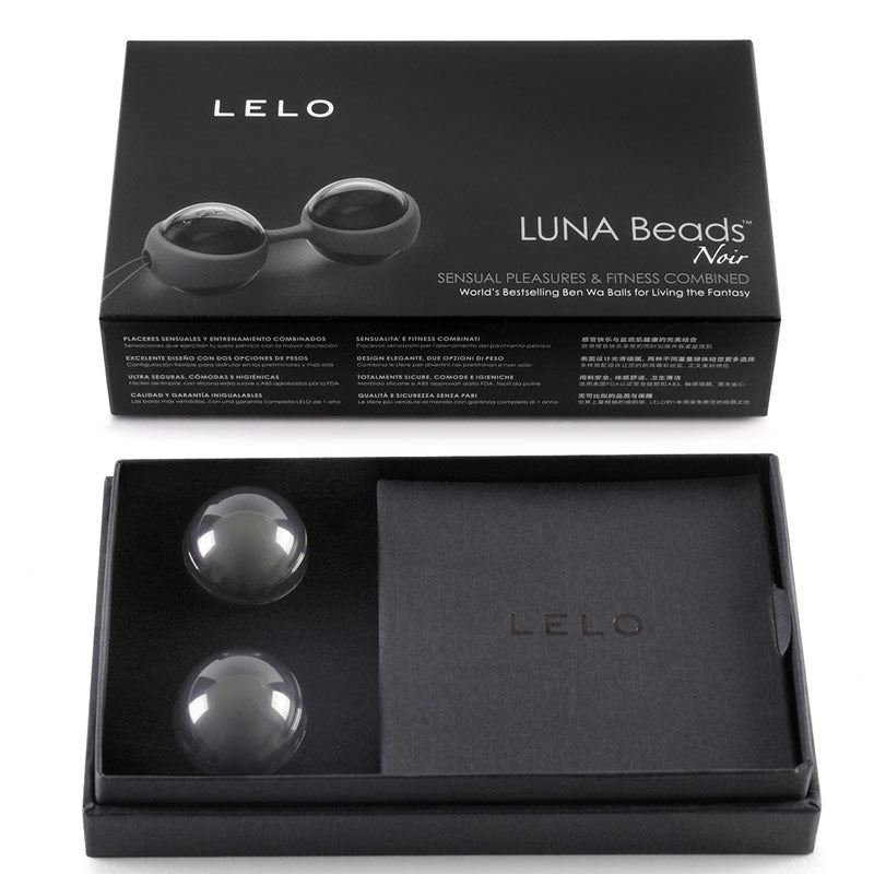 Lelo Luna Beads Noir – Luxury Kegel Balls