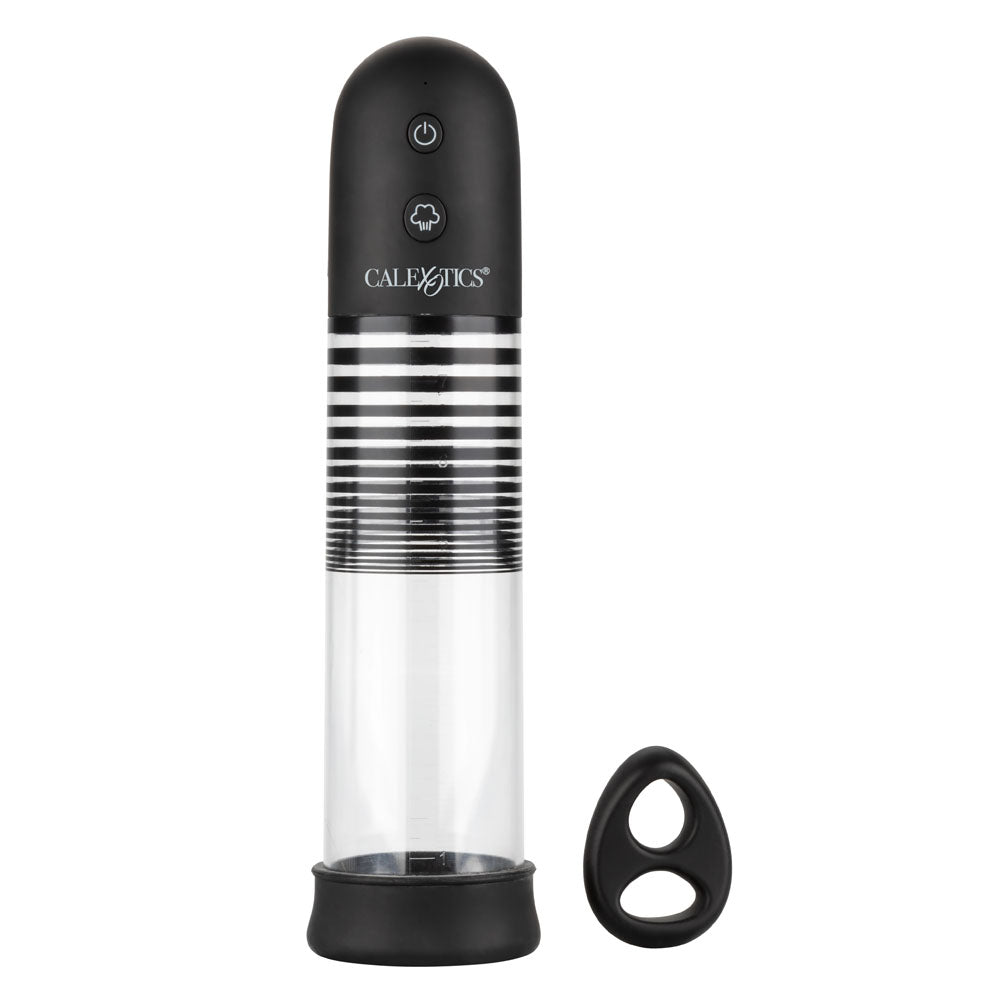 Optimum Series EZ Pump Kit with Ultra-Soft Dual Silicone Ring, Black and Clear