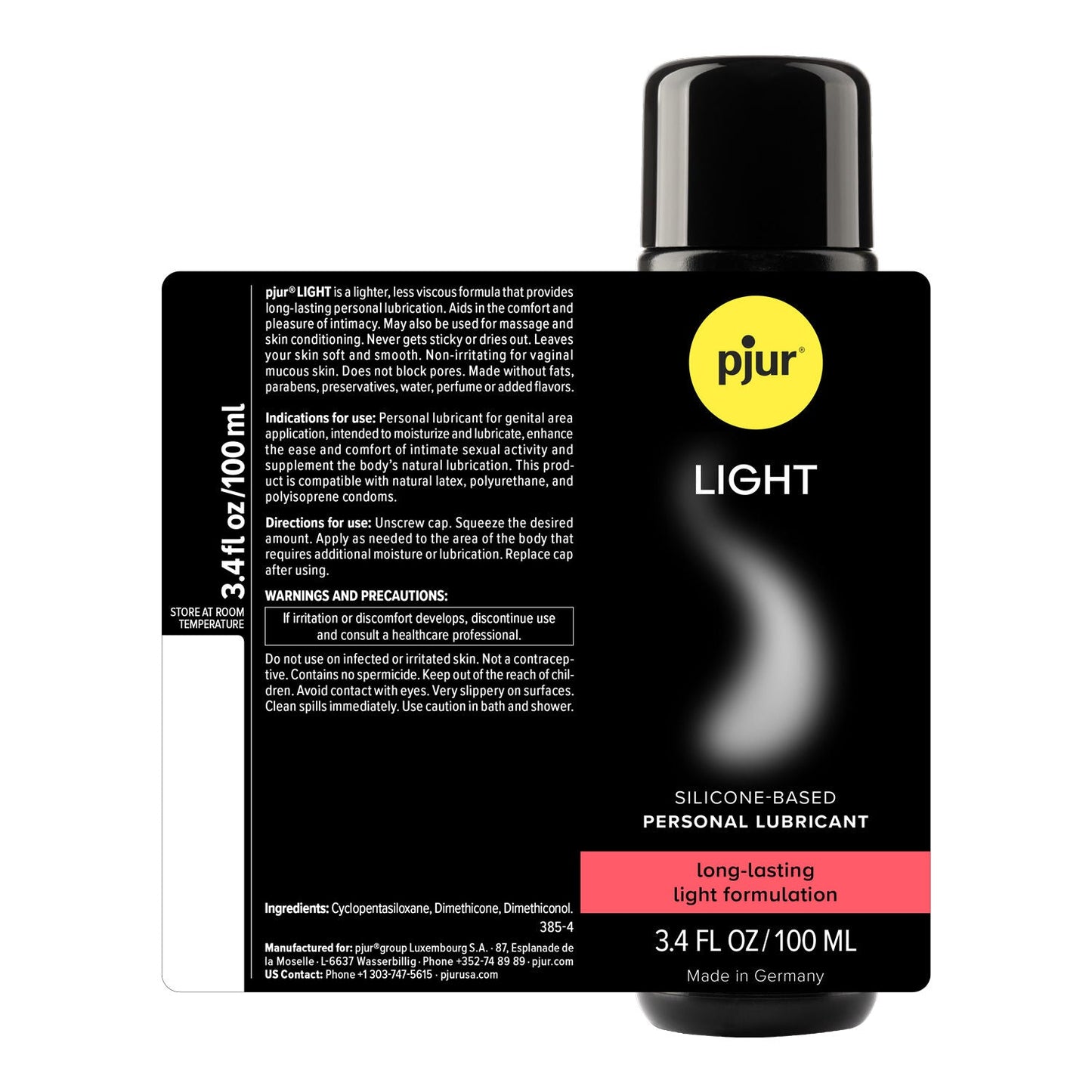 Pjur Light Bodyglide – Silicone Personal Lubricant 100ml