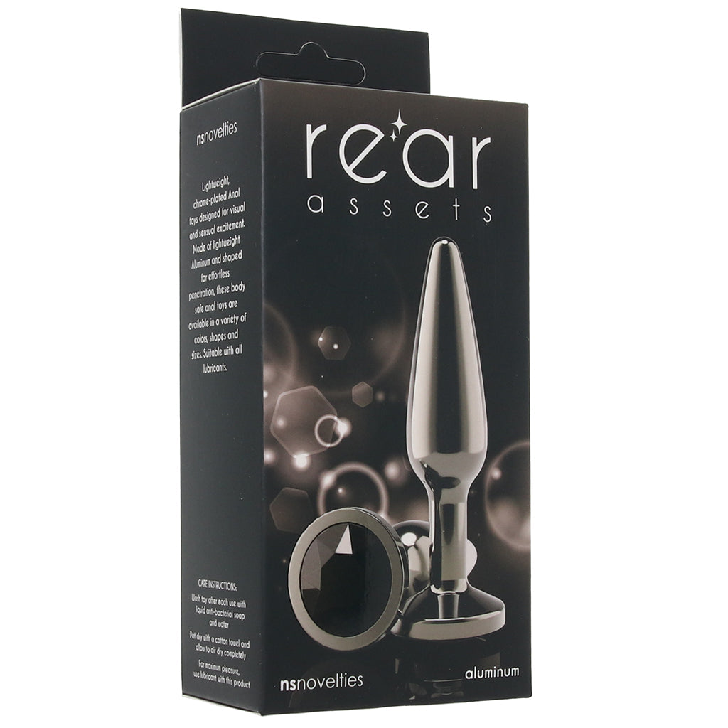 Rear Assets Medium Tapered Butt Plug in Gunmetal Anal Sex Toys > Butt Plugs