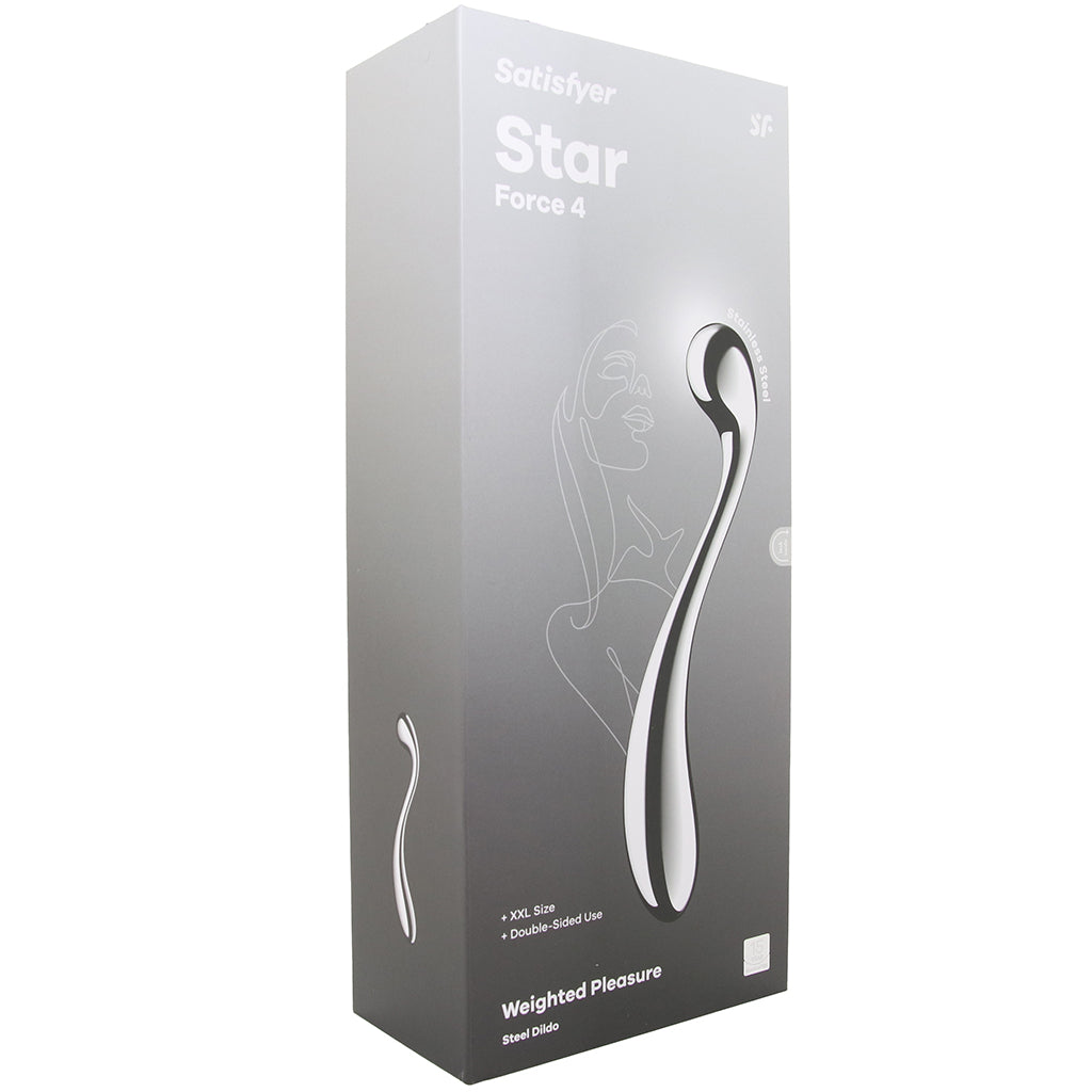 Satisfyer Star Force 4 Weighted Steel Dildo Dildo Sex Toys > G-Spot Dildos