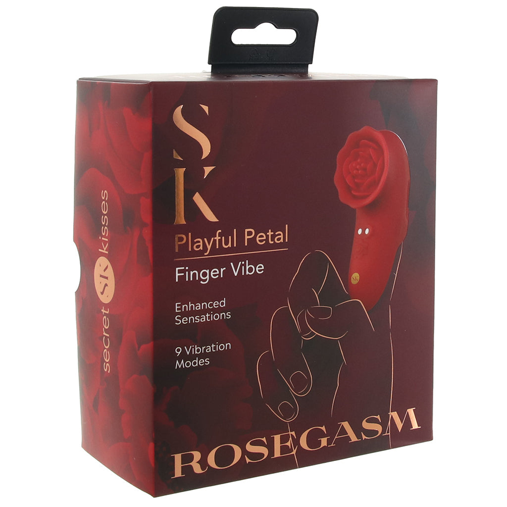 Secret Kisses Playful Petal Finger Vibe Vibrators > Finger Vibrators