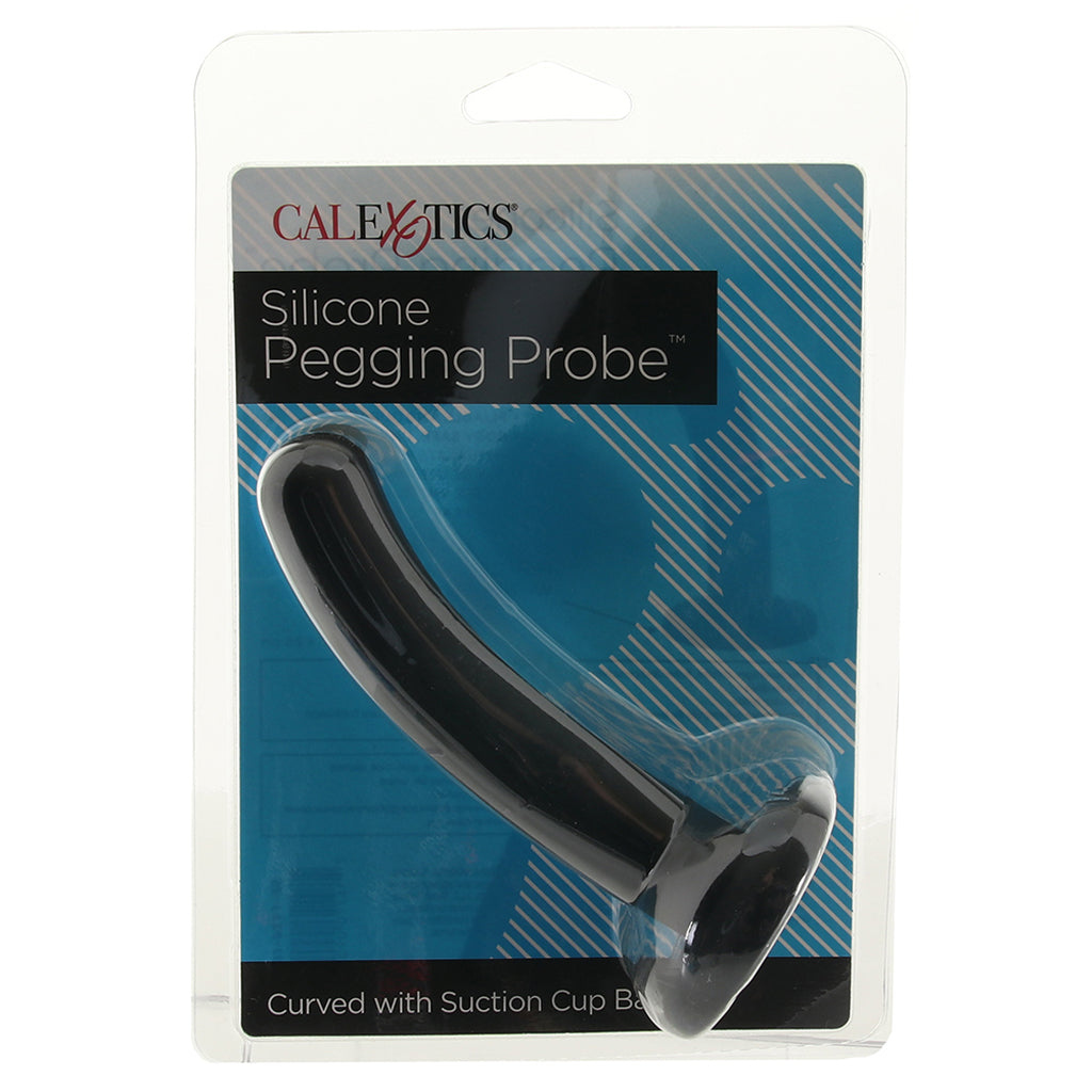 Silicone Pegging Probe in Black Anal Sex Toys > Anal Starter Toys