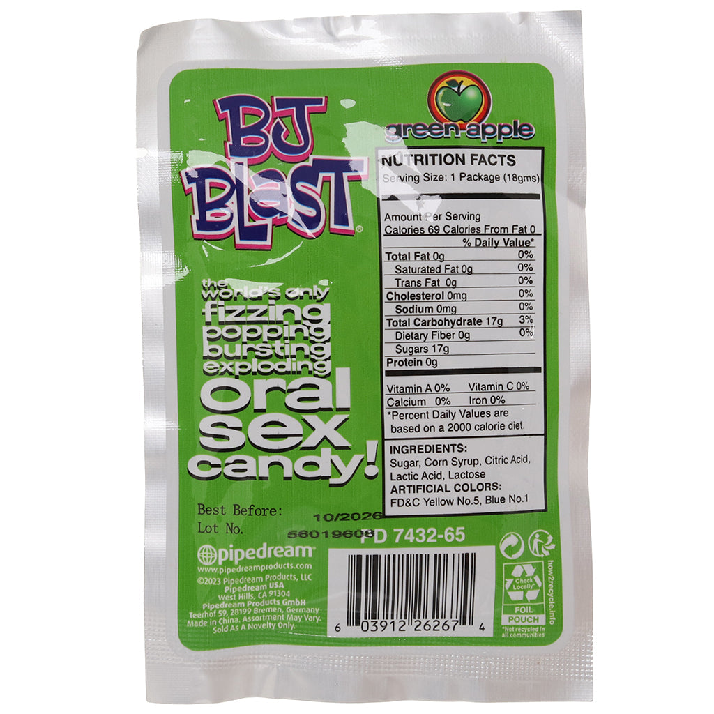BJ Blast 18g/0.63oz. in Green Apple Novelties 'n Parties