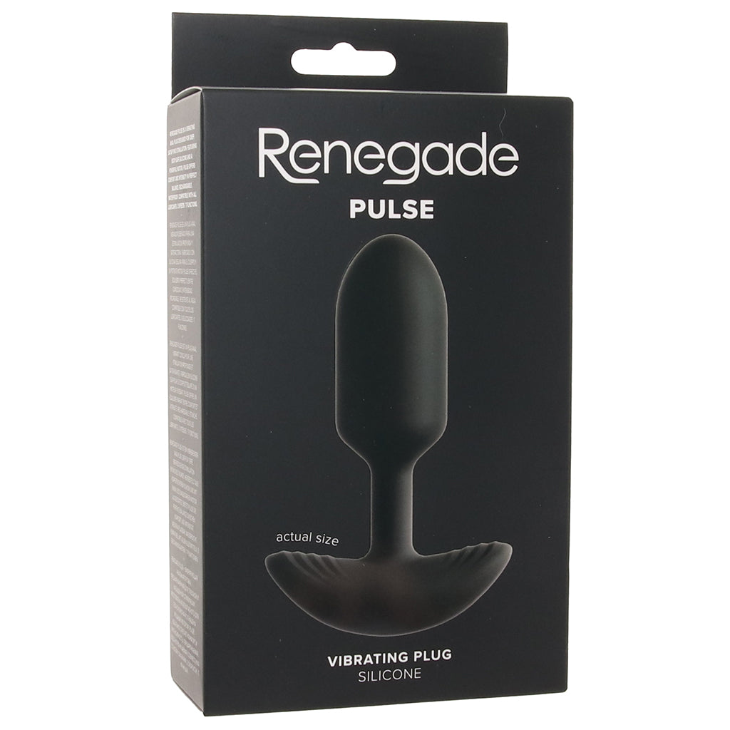 Renegade Pulse Vibrating Butt Plug Anal Sex Toys > Butt Plugs