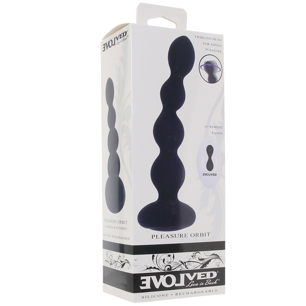 Pleasure Orbit Rotating Beaded Anal Vibe Anal Sex Toys > Anal Vibrators