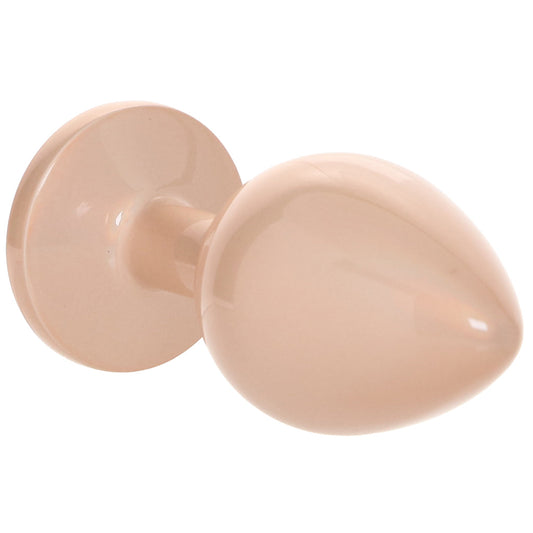 Rear Assets Medium Metal Butt Plug in Champagne