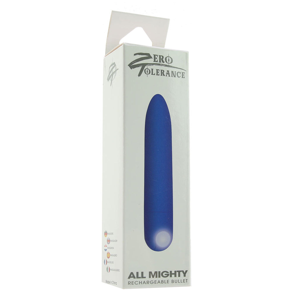 Zero Tolerance All Mighty Bullet Vibe in Cobalt Blue Vibrators > Bullet and Egg Vibrators