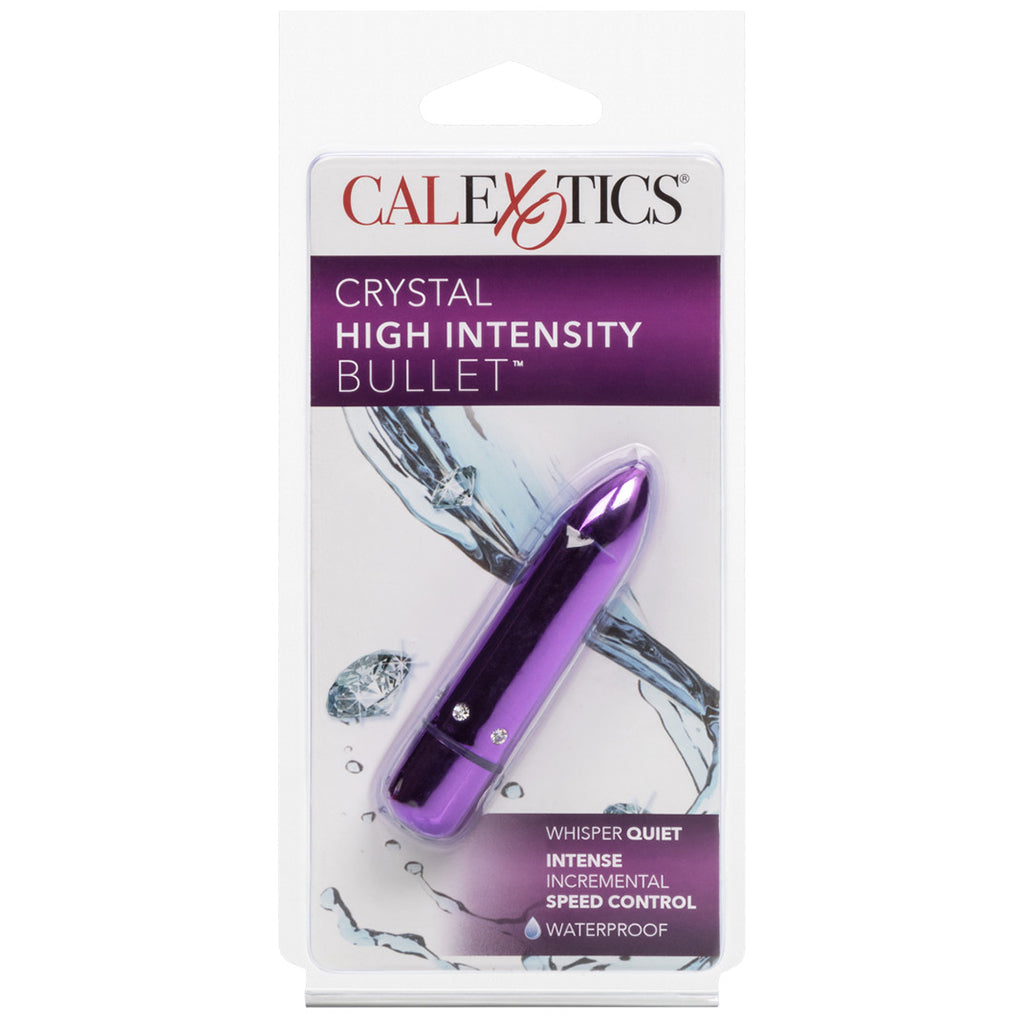 Crystal High Intensity Bullet Vibe in Purple Vibrators > Bullet and Egg Vibrators