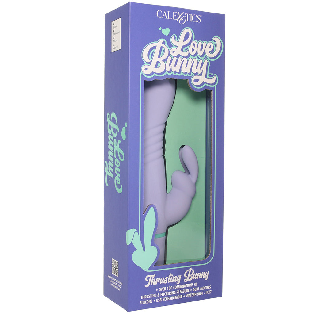 Love Bunny Thrusting Bunny Vibe in Purple Vibrators > Rabbit Vibrators