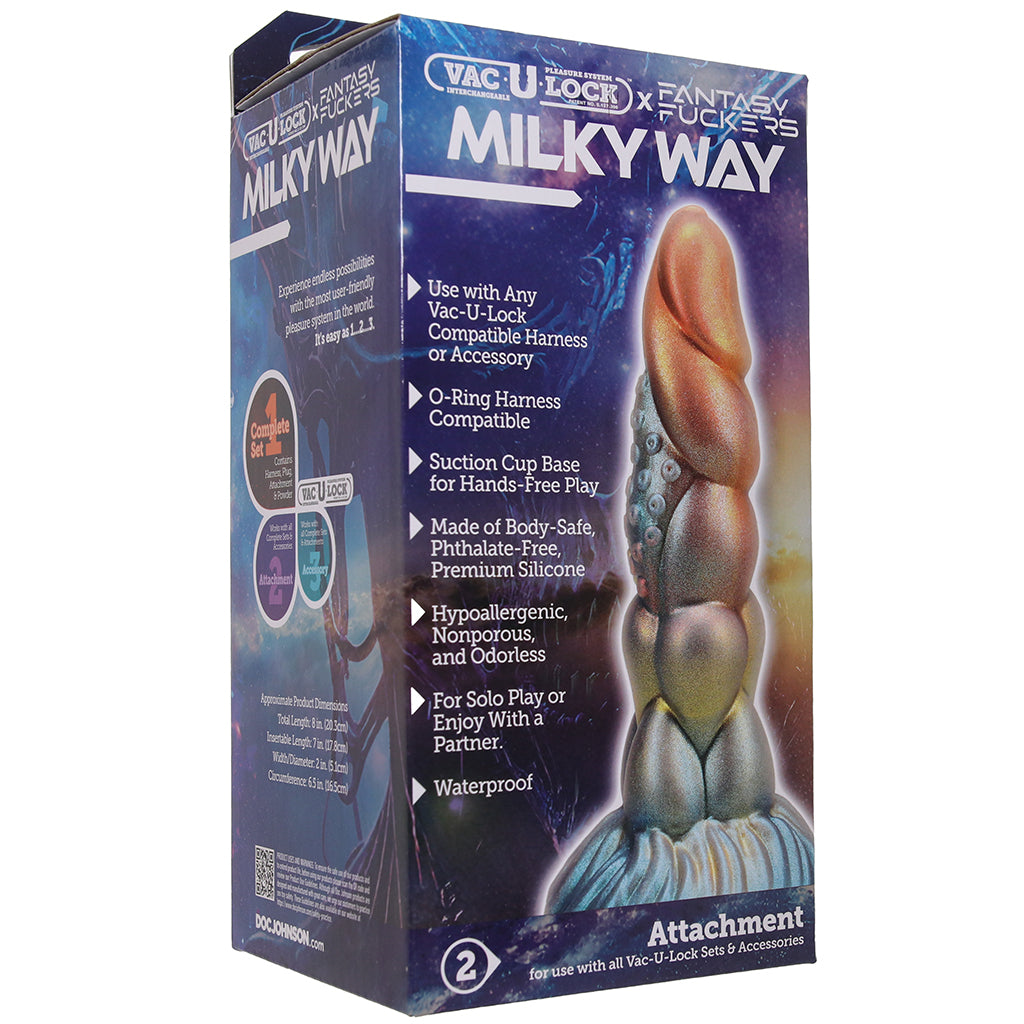 Fantasy F*ckers Milky Way Vac-U-Lock Dildo Dildo Sex Toys > G-Spot Dildos
