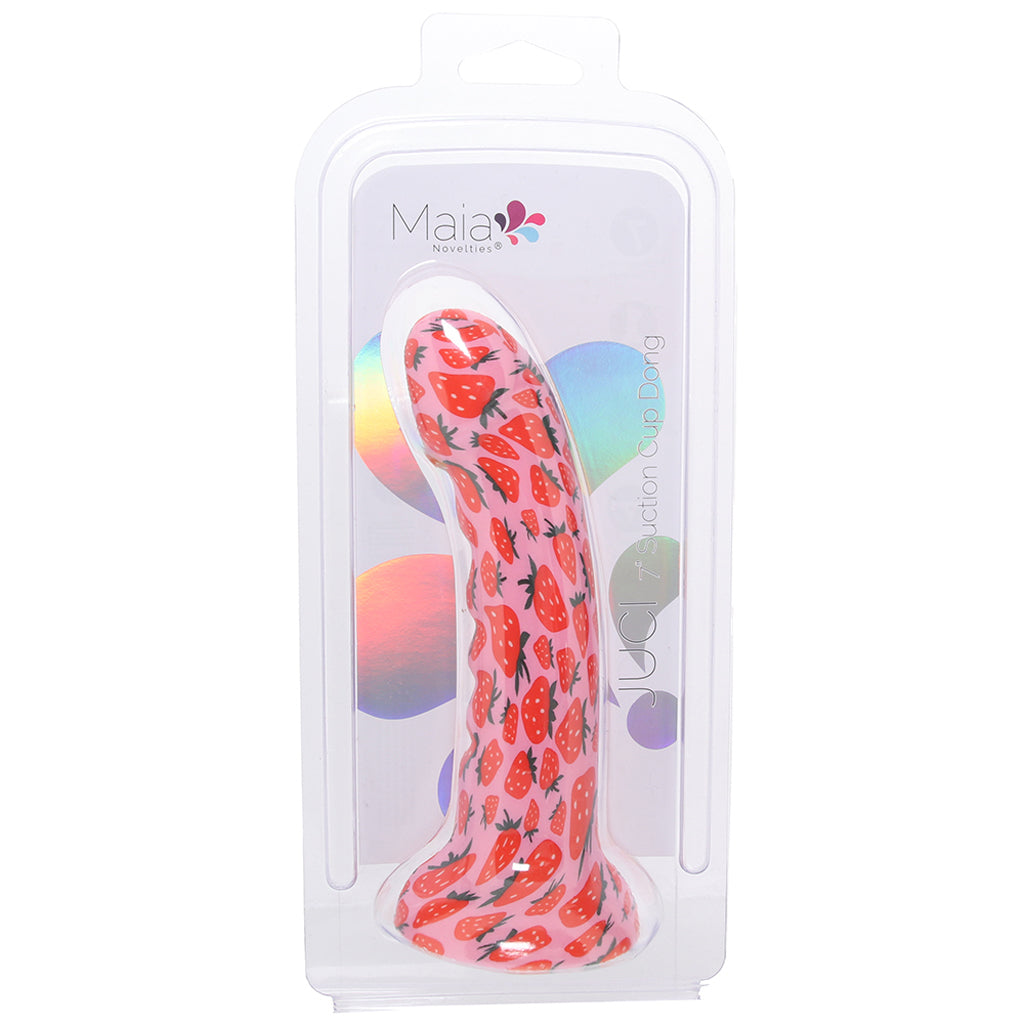Juci 7 Inch Strawberry Dildo Dildo Sex Toys > G-Spot Dildos