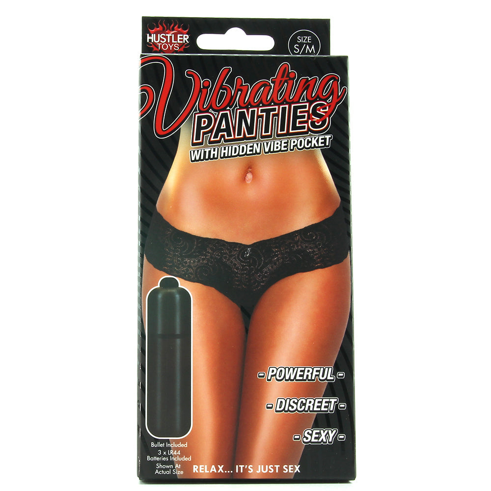 Vibrating Panties with Hidden Vibe Pocket /L Vibrators > Wearable & Panty Vibrators