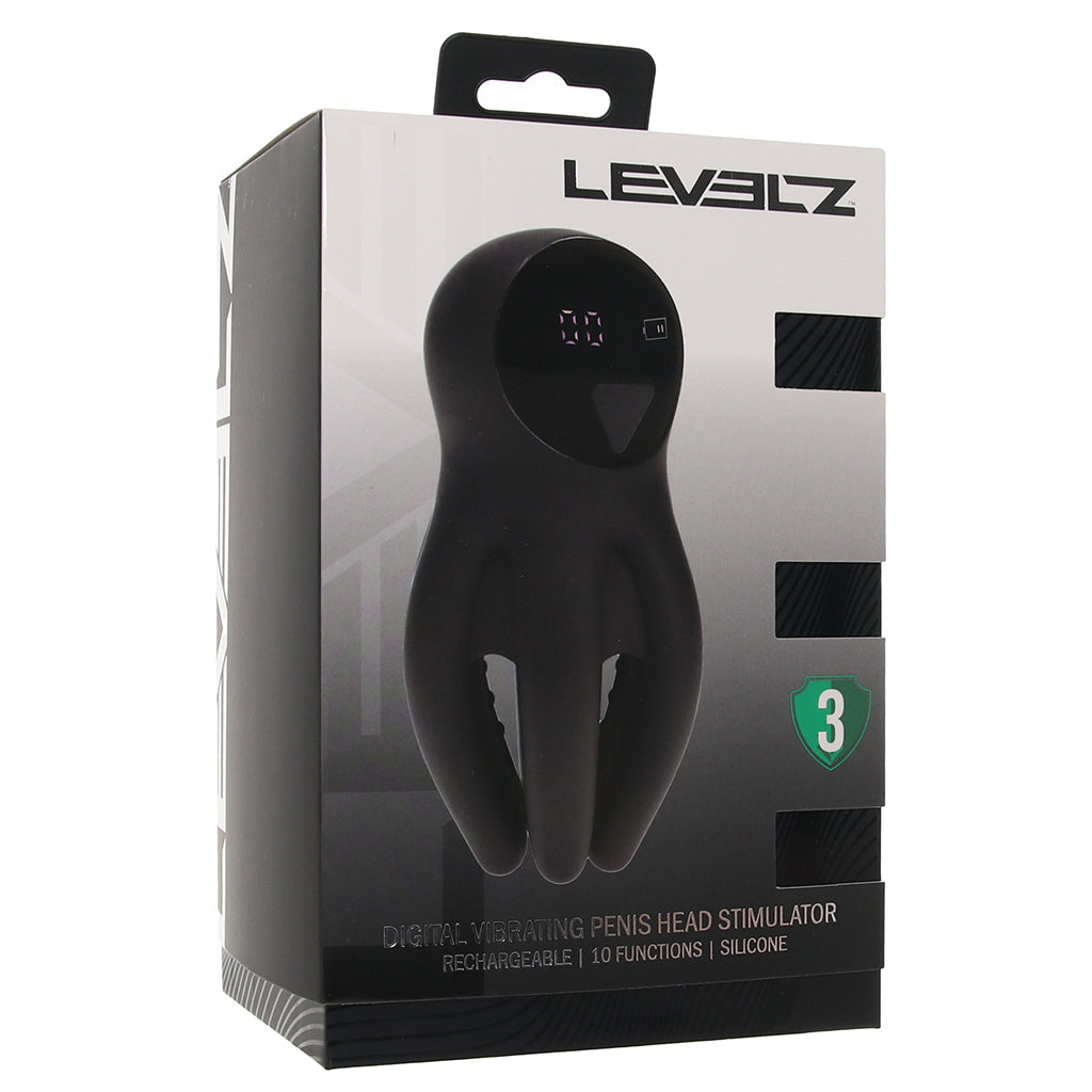 LEVELZ Digital Vibrating Tentacle Head Stimulator Male Masturbators > Vibrating