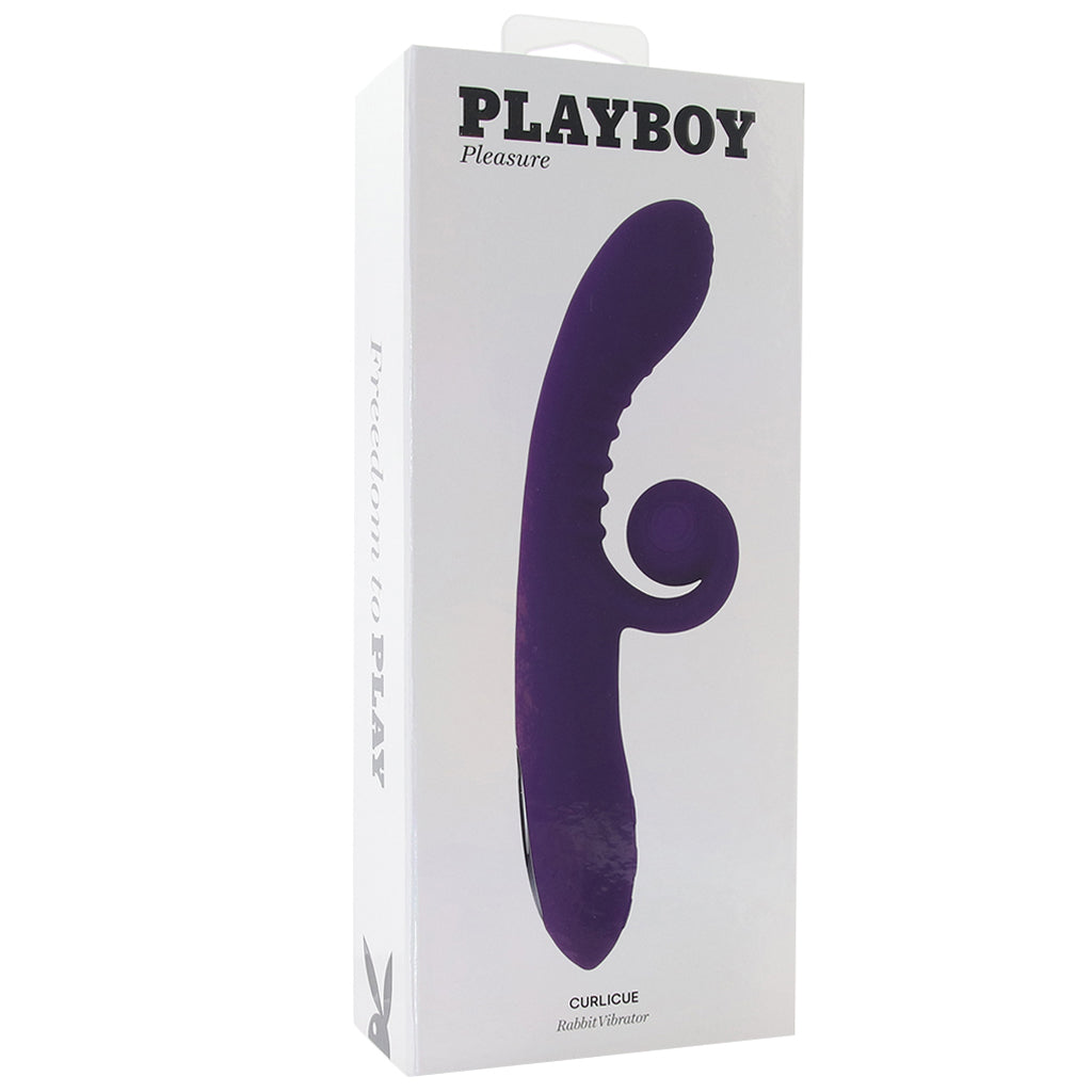 Playboy Curlicue Rabbit Vibe Vibrators > Rabbit Vibrators