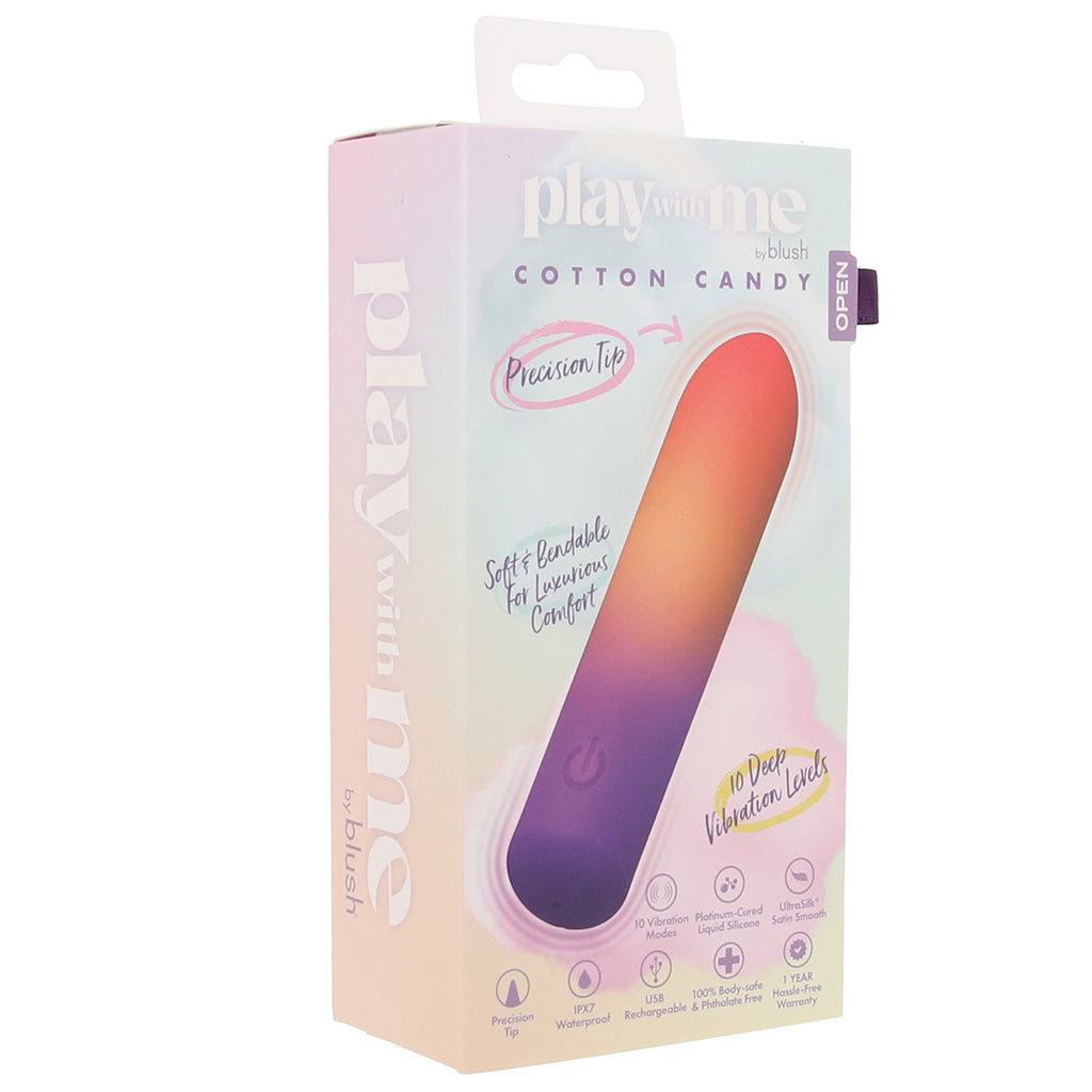 Play With Me Cotton Candy Flexible Bullet Vibe Vibrators > Bullet and Egg Vibrators