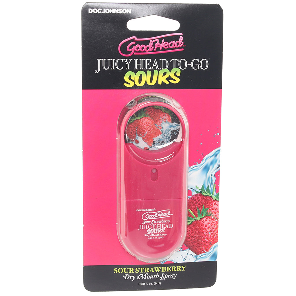 GoodHead Juicy Head Sours Spray To-Go in Strawberry Lubes and Lotions > Flavored Sex Lubes