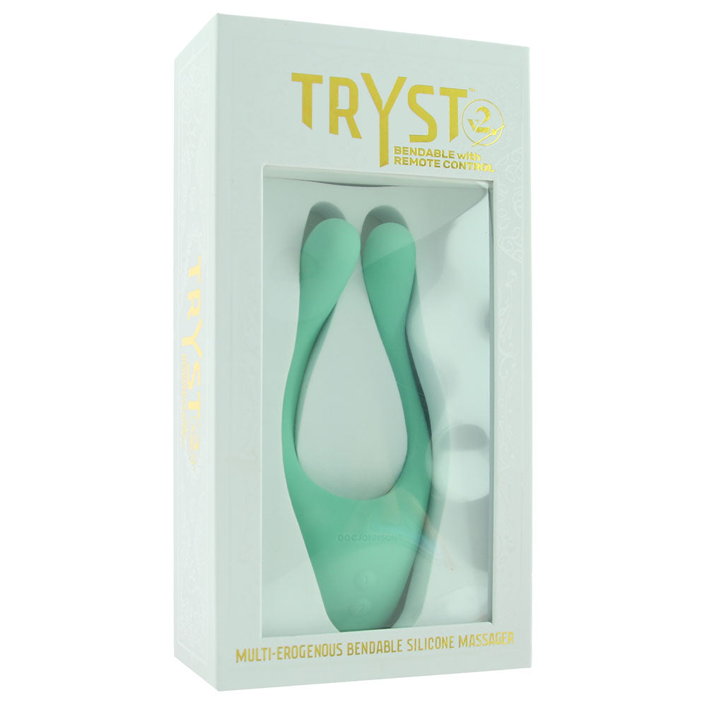 Tryst V2. Multi-Erogenous Silicone Vibe in Mint Vibrators > Clitoral Stimulators