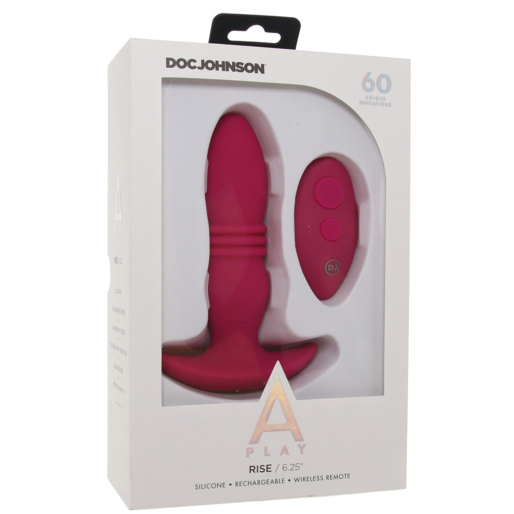A-Play Rise 6.25 Inch Thrusting Anal Vibe Anal Sex Toys > Anal Vibrators