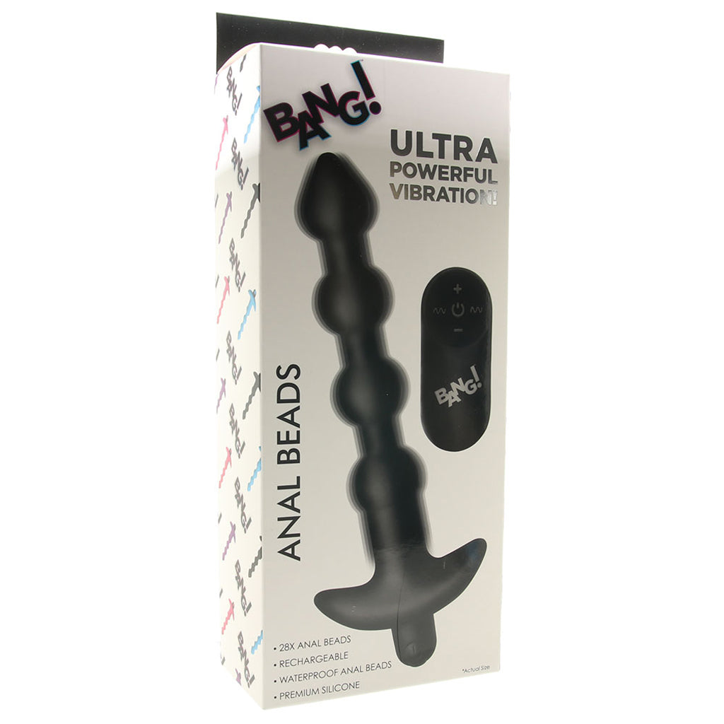Bang! Vibrating Anal Beads in Black Anal Sex Toys > Anal Beads