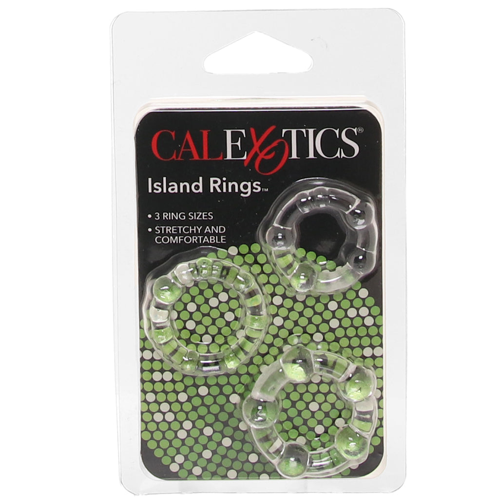 Island Rings Set in Clear Cock Rings