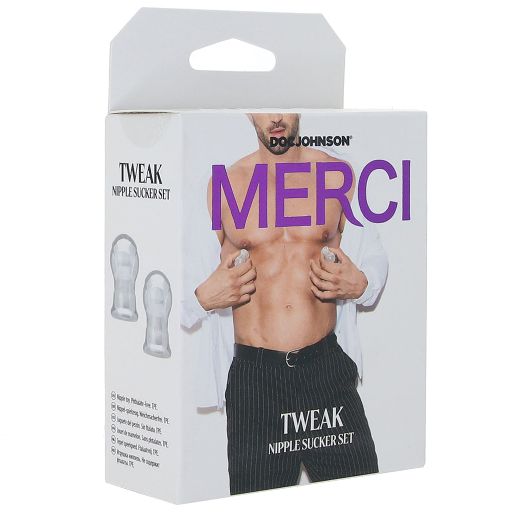 Merci Tweak Nipple Sucker Set Bondage and Fetish > Nipple Stimulators & Clamps