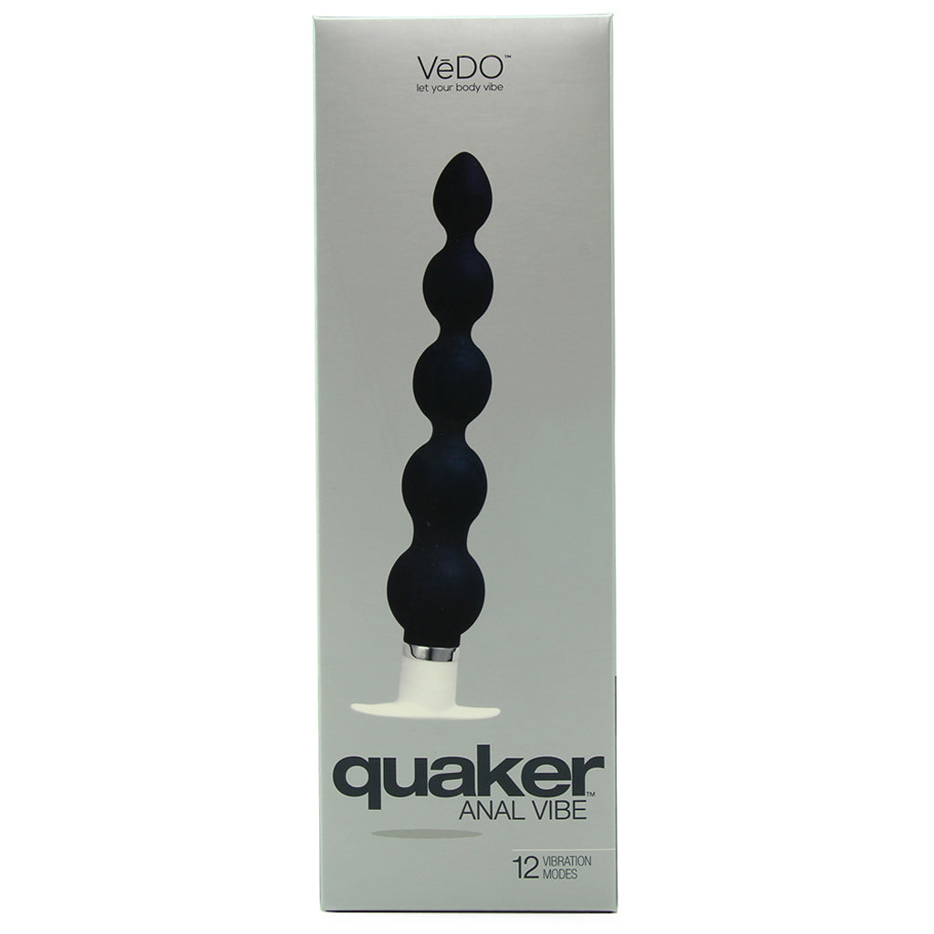 Quaker Anal Vibe in Just Black Anal Sex Toys > Anal Vibrators