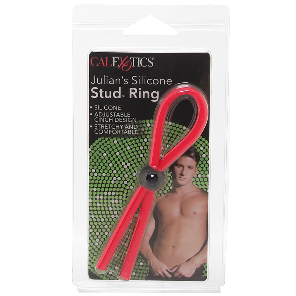 Julian's Silicone Stud Lasso Cock Ring in Assorted Cock Rings
