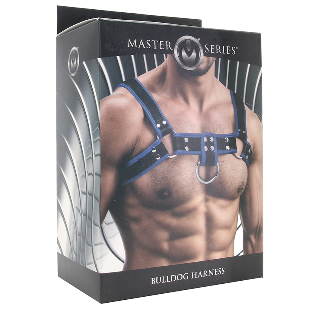 Master Series Bulldog Harness in Blue Bondage and Fetish > Restraints