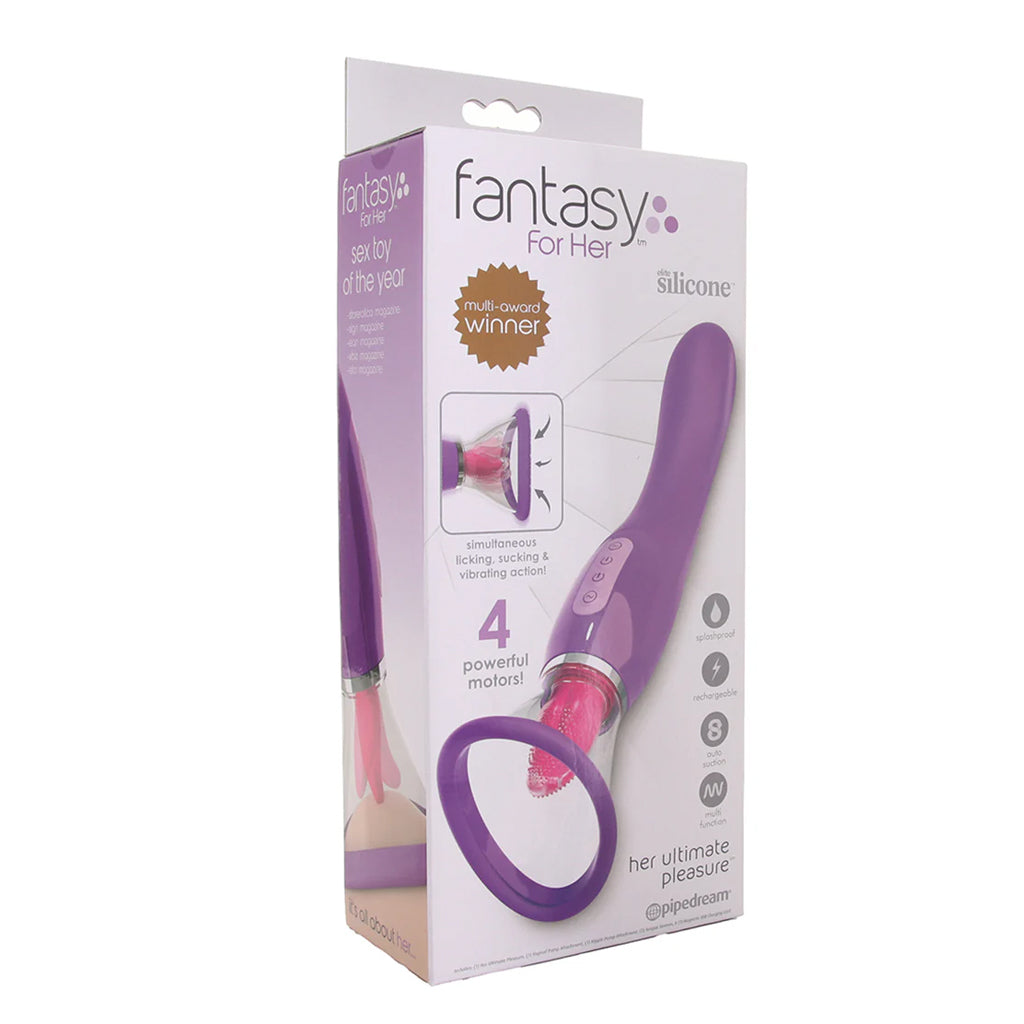 Fantasy For Her Ultimate Pleasure Clitoral Pump Vibe Vibrators > Clitoral Stimulators