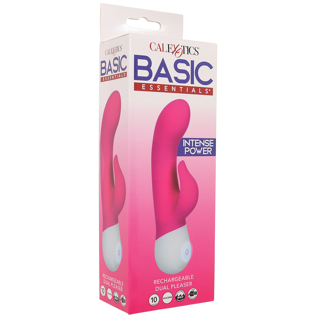 Basic Essentials Dual Pleasure Rabbit Vibe Vibrators > Rabbit Vibrators