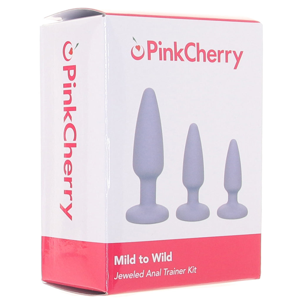 PinkCherry Mild To Wild Jeweled Anal Trainer Kit Anal Sex Toys > Butt Plugs