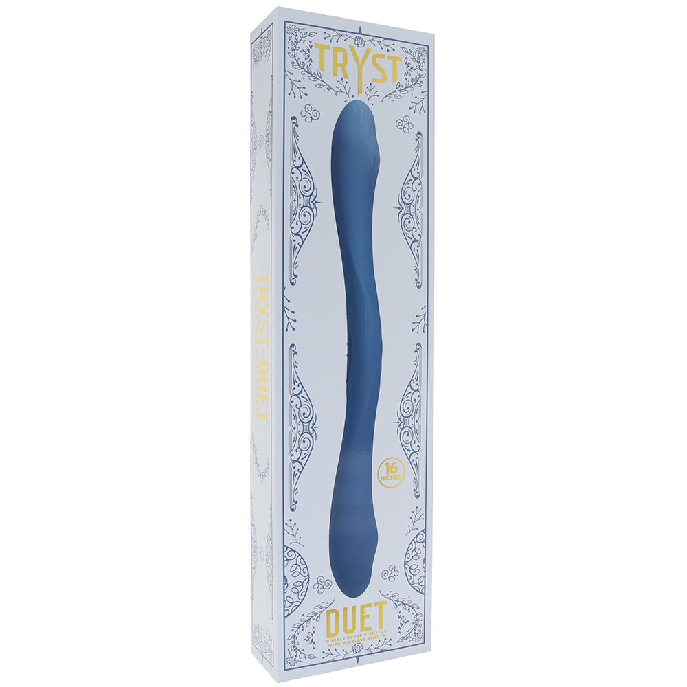 Tryst Duet Double Ended Vibe in Blue Vibrators > G-Spot Vibrators