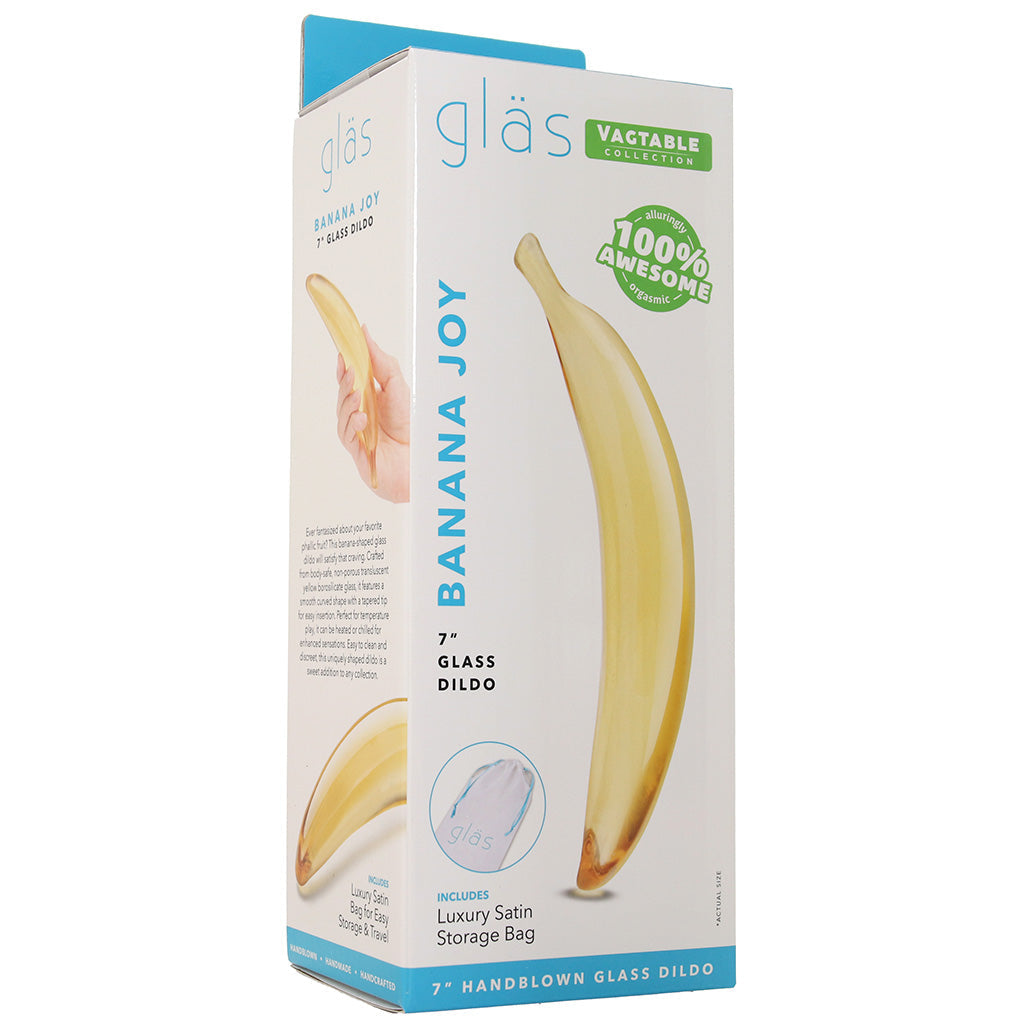gläs Banana Joy Glass Dildo Dildo Sex Toys > G-Spot Dildos
