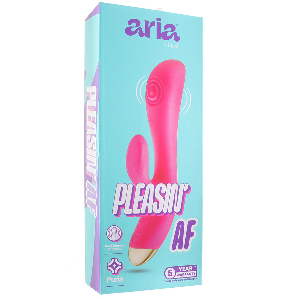 Aria Pleasin' AF Rabbit Vibe Vibrators > Rabbit Vibrators
