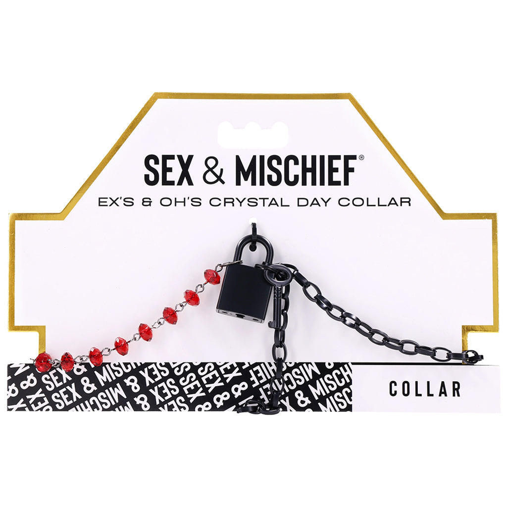 Ex's & Oh's Crystal Day Collar Bondage and Fetish > Leashes and Collars