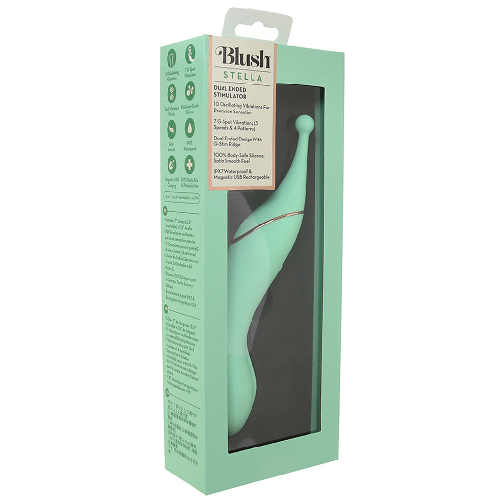 Stella Dual Ended Stimulator Vibe in Green Vibrators > G-Spot Vibrators