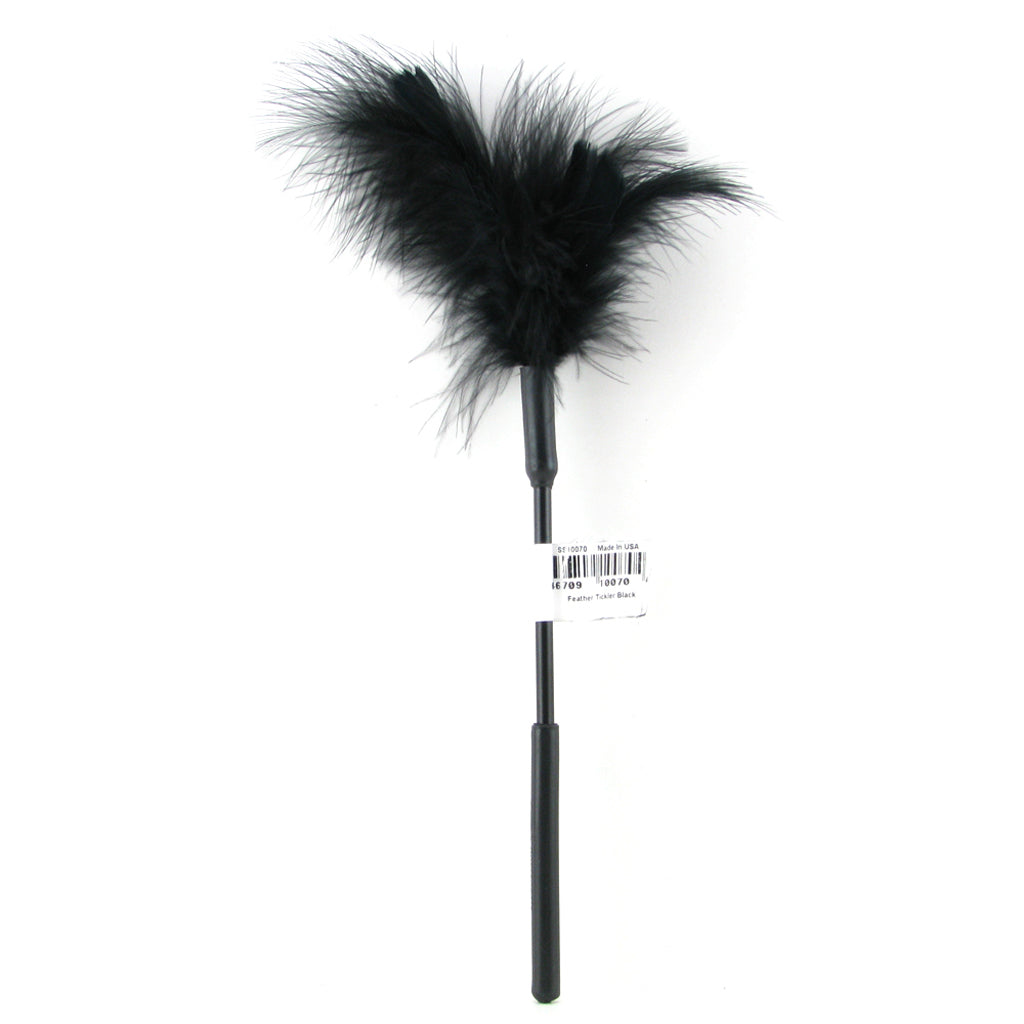 Feather Tickler 7 Inch in Black Bondage and Fetish > Tools & Accessories