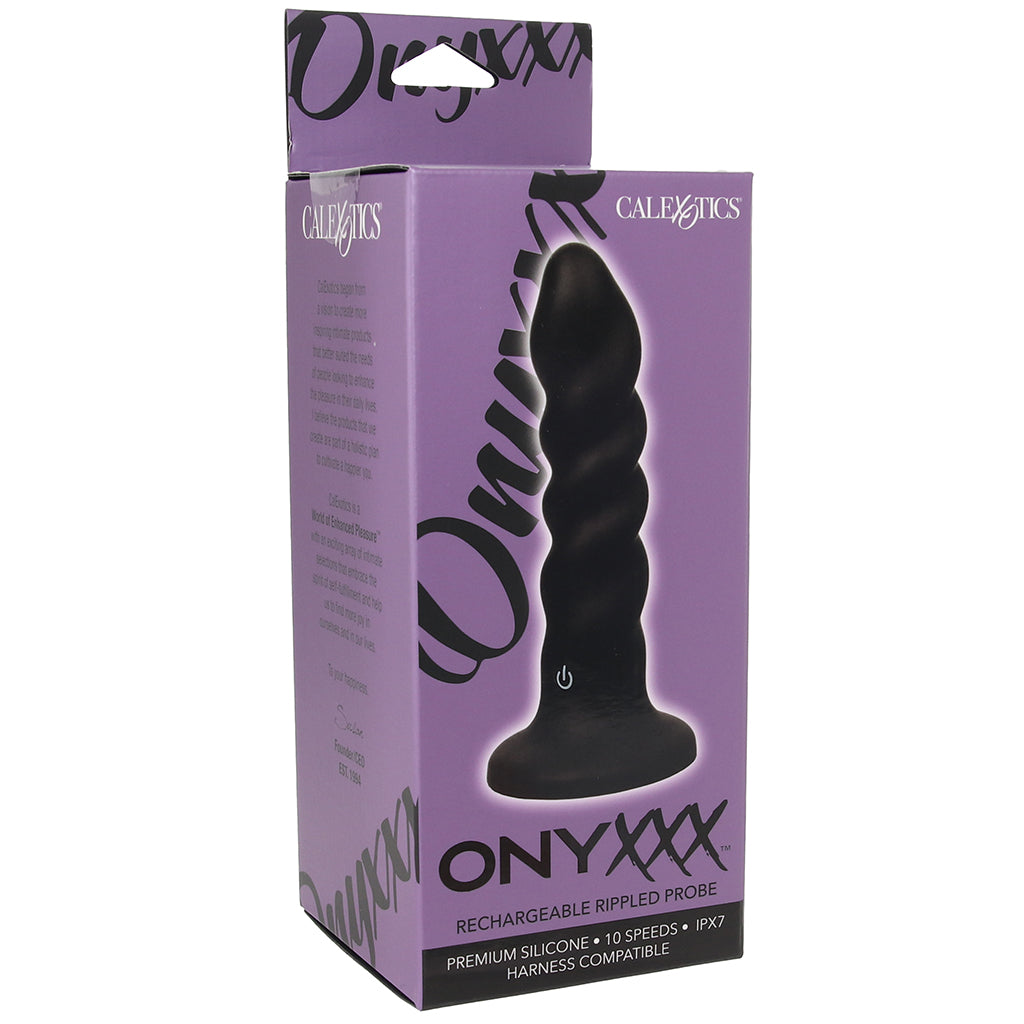 Onyxxx Vibrating Rippled Probe Anal Sex Toys > Anal Vibrators