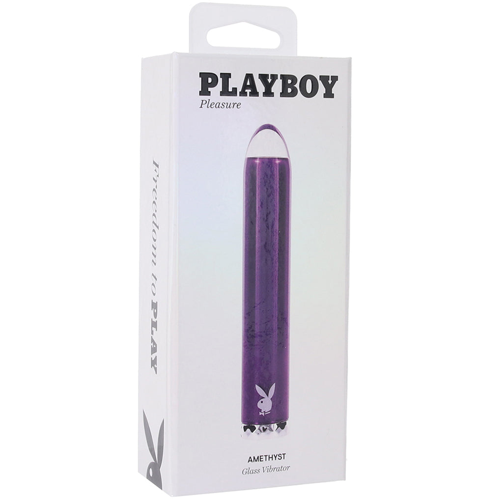 Playboy Amethyst Glass Vibe Vibrators > Bullet and Egg Vibrators