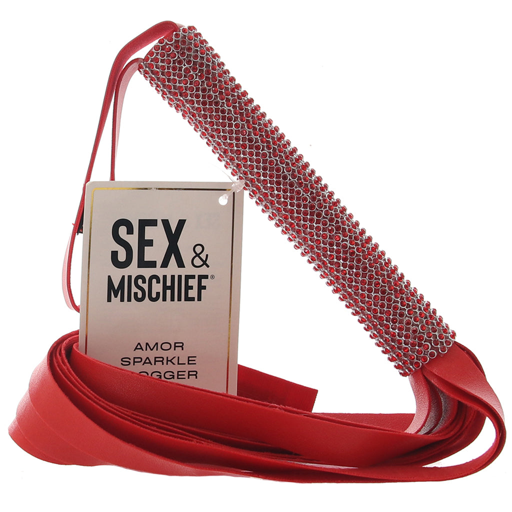 Sex & Mischief Amor Sparkle Flogger Bondage and Fetish > Whips and Crops