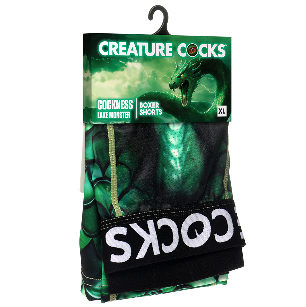 Creature Cocks Cockness Lake Monster Boxer Shorts Novelties 'n Parties > Lingerie