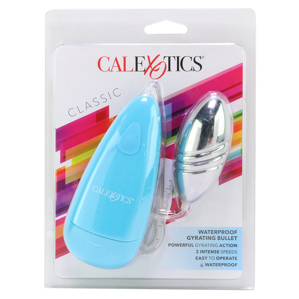 Classic Waterproof Gyrating Bullet Vibe in Blue Vibrators > Bullet and Egg Vibrators