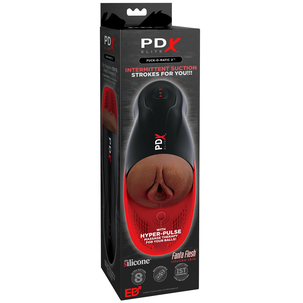 PDX Elite F**k-O-Matic 2 Ultra Suction Stroker Male Masturbators > Auto Strokers